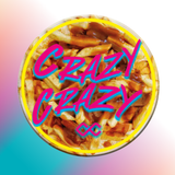 BADGE - Crazy Crazy Chips N Gravy Yellow