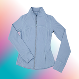 Blue Fitted Jacket