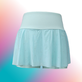 Basics: Fitted Shorts W/Mesh Skirt Attached